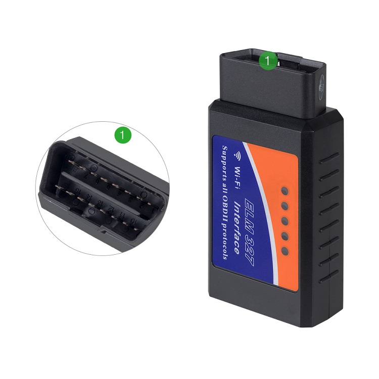 Strumento diagnostico OBD2 wireless ELM327 WIFI V1.5