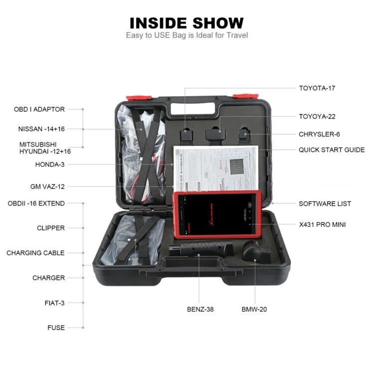 Avvia X431 PROS mini per la diagnosi completa dei problemi del veicolo