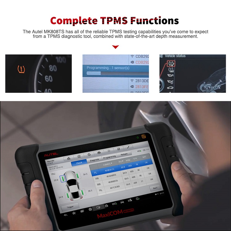 Autel MK808 strumento completo per la funzione TPMS